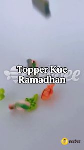Hiasan Hampers Lebaran | Topper Kue | Mainan Resin Clay Tema Ramadhan