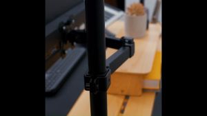 EverDesk Float Monitor Arm - Monitor Desk Mount | Single Dual Support Stand | VESA Compatible