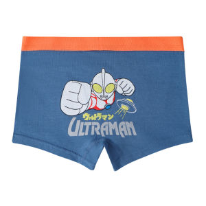 MiiOW | Pure Cotton Breathable Catman Ultraman Childrens Underwear Boys Developmental Period Flat Angle Shorts Comfortable Innerwear