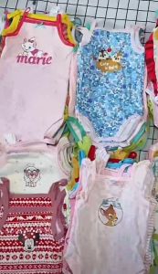 5 Piece Baby Sleeveless Girls Onesies Jumpsuit Romper Newborn Clothes Overall