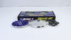ATAKA RACING PULLEY SET ONLY IMPROVED YAMAHA AEROX V1 V2 / NMAX V1 V2