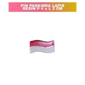 PIN PASKIBRA LAPIS RESIN P 4 X 2 CM