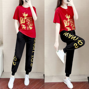 Reflective Sportswear Set round Neck Half Sleeve for Square Dance Men Women Universal Summer Glowing Outfit Yoga Fitness Ensemble