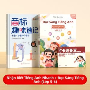TANGJIUGONG | Sách Phát Âm và Phiên Âm Tiếng Anh Cho Bé Mới Bắt Đầu