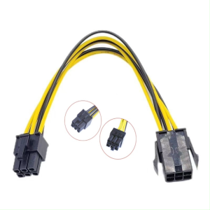 6-Pin Female To 6-Pin Male Graphics Card PCI-E Power Cable