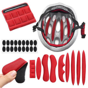 27pcs/set Helmet Padding Kits Sealed Sponge Replacement Motorcycle Bicycle Cycling Universal Foam Pads Set for Bike Racing