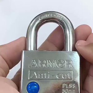 ARMOR APL-99 Premium Hardened Steel High Security Padlock with Anti-Cut Shackle 50mm