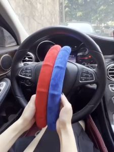 Wuling Car Steering Wheel Cover For Confero Cortez Almaz Confero s Auto Steering Wheel Cover Car Interior Steering Protective 3D Printing Logo