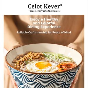 Ceramic Ramen Bowl For Noodles And Soup