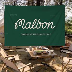 KULECHAOWAN | Fashion Golf MALBON DIY Flag For Family Group Photo Living Room Home Dorm Decor Wall Art Decor Banner