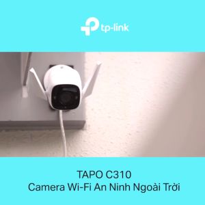 Camera IP Wifi TP-Link Tapo C310 3MP Giám Sát An Ninh Ngoài Trời - Đàm thoại 2 chiều - Bảo hành 12 tháng