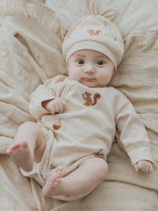 GURCOOC | Bodysuit Tay Dài Cotton Sạch Cho Bé