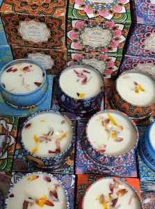 12PCS Flower Scented Candle Wedding 2024 Christmas Gift Home Fragrance Souvenir baptismal Soy Candle