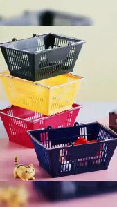 Y&Y Eco Milky Plastic Shopping Basket / Accessories Shopping Mini Basket / Small Storage Basket / Bakul Plastik