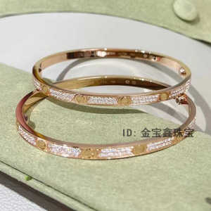 18K Rose Gold Bracelet Starry Bracelet Custom AU750 Natural Real Diamond Platinum Gold Love Series