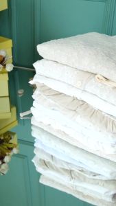 HIRA - Kemeja Putih Atasan Hijab Wanita Cantik | Cotton Linen Premium & Busui Friendly