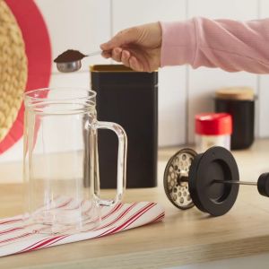 848 - Alat Press Kopi Manual Coffee French Press Teko Penekan Penyaring Pembuat Kopi Teh Tea Maker