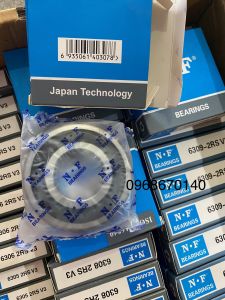 Vòng bi 6308-2rs kt:(40*90*23mm) 6309-2rs kt:(45*100*25mm) NF Nhật