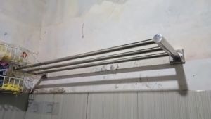 jemuran gantungan baju handuk panjang 80cm stainless