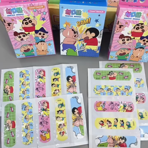 Pelekat Luka Shin-Chan Plaster Crayon Shin-Chan Wound Injury Cute Bandage First Aid Colorful Children