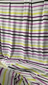 Vải Lụa Cát Họa Tiết Sọc Khổ 1m5 - Chất Mềm Rũ Không Giãn - May Đầm Váy Áo Kiểu Đồ Bộ