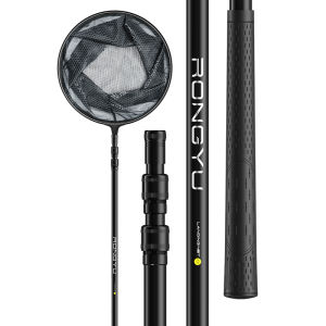 RONGYU | Carbon Lightweight Extensible Fishing Net Rod