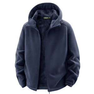 CHAFEI | Men Thermal Windproof Hooded Fleece Jacket