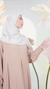 HJ Dress Fatiha – Classic Oversized Dress with a Slim Look | Gamis wanita Polos Nyaman | Busana Muslimah Dewasa Remaja Panjang Simple