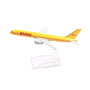 JASON TUTU 16cm Boeing 757 DHL cargo aircraft Airplane Model Airplane Diecast Metal 1/400 Scale Planes