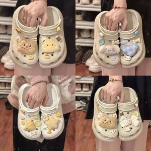 Hole Shoes Accessories Plush Doll Croos Kids Shoe Ornament Shoe Buckle Carlo Pool DIY Accessories Decorations Zhibixing