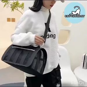 CatHoliday กระเป๋าสะพายตาข่าย กระเป๋าแมว กระเป๋าสัตว์เลี้ยง