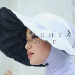Muslimah Golf Cap with Velcro – Sun Protection Hat for Hajj & Umrah | Lightweight & Breathable Travel Cap