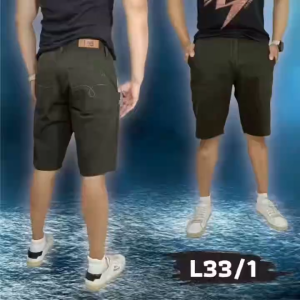 กางเกงผู้ชายกางเกงขาสั้นสีสันสดใสใส่สบายๆในวันพักผ่อนสัมผัสนุ่มด้วยผ้า Cotton แท้ ไซค์มาตรฐาน สีไม่ตก100% รุ่นL33