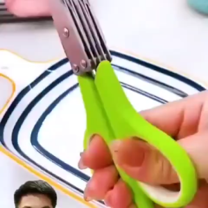 Kéo nhà bếp 5 lưỡi chuyên dụng cắt rau củ quả đa chức năng