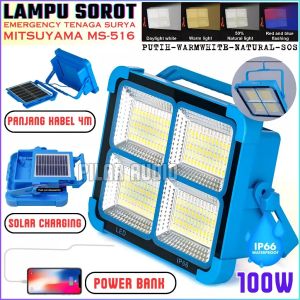 Lampu surya multipungsi lampu solar emergency serbaguna buat acara di malam hari