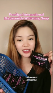 【BUY 1 TAKE 2】NIACINAMIDE soap with 10x whitening dry skin dark spot 75g acne oily skin for woman