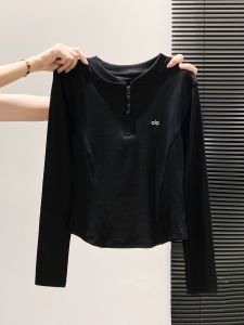 White Slim Fit Long Sleeve T-Shirt Womens Autumn New Style Casual Base Layer Top Zipper Shoulder Design Versatile Slimming Effect