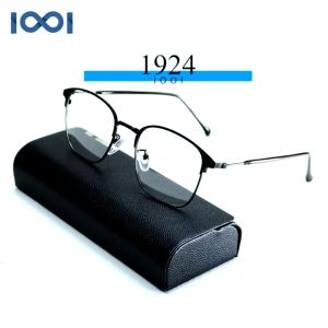 IOOI Eyewear - Kacamata Kotak Metal TR90 Anti Radiasi Blueray Photocromic Pria Wanita 1924