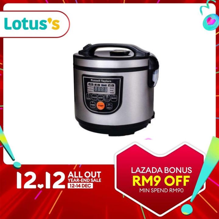 Russell Taylors Fuzzy Logic Smart Rice Cooker 1.8L ERC30 Lazada