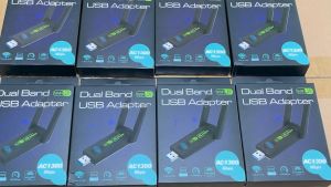 Actual【COD】Adaptor USB WiFi Receiver 1800Mbps WiFi Receiver for Computer Laptop TV Box Wireless WiFi Adapter