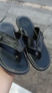 Sandal Kickers Pria Kulit Kasual RinganJepit / Sendal Jepit kulit Cowok Kickers untuk formal 02 KULIT SAPI
