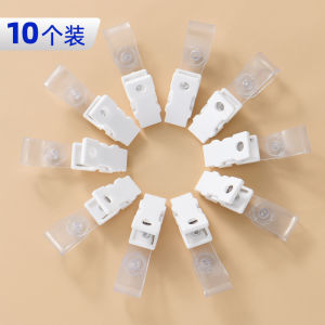 Cute Smiling Doctor Work ID Card Holder Clip Protective Sleeve for Lunch Card 10 Pieces Set Plastic Business Supplies