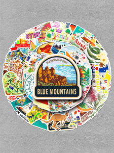 Travel Graffiti Sydney Opera House Decorative Waterproof Skateboard Mobile Phone Stickers Set of 100 Cartoon Doodles