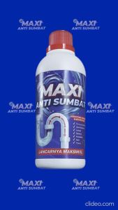 Maxi Anti Sumbat 1300 gram - Soda api cair - Pembesih wc mampet - cairan pelancar pipa mampet - pelancar kloset mampet - pelancar saluran pipa tersumbat - soda api aman untuk pipa - pelancar wastafel tersumbat - solusi sink cuci piring mampet - Lazada