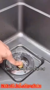 Bộ Lọc Rác Bồn Rửa Bát Cao Cấp Thoát Nước Nhanh Chống Tắc Ngăn Mùi Hôi Và Côn Trùng Thép Không Gỉ