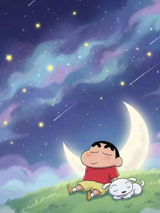 KAYOU | Cartoon C-Crayon S-Shin-chan Oil Painting By Numbers on Canvas Home Decor for Living Room Bedroom Handmade Gift Frameless