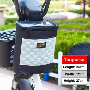 Touchscreen Enabled Electric Bike and Motorcycle Front Storage Bag with Ample Capacity GB01