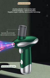 Mesin Semprot นาโนออกซิเจนสำหรับฉีดน้ำอุปกรณ์นวดหน้าเครื่องสำอางค์ไฮดราเครื่องผิวหน้าฟื้นฟูผิวเครื่องมือความงามร้านเสริมสวยที่บ้าน