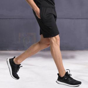 Mens Sporty Loose Fit Five Inch Running Shorts Fitness Training Basketball Shorts Quick Dry Reflective Casual Pants