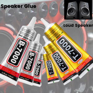 Clear B-7000 Glue&Black T7000 Universal Instrument Loud Speaker Repair Glue Strong Flexible Adhesive Anti-Vibration for Guitar Violin Drum Trumpet Liquid Glue 15ML 50ML 110ml.